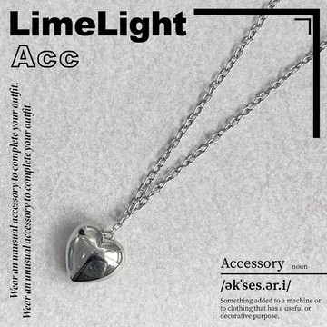 ☆LimeLight☆ 愛心 金屬 Y2K 科技 背帶 小裝飾 OOTD 搭配 韓國 百搭 飾品 項鍊 背鍊 27