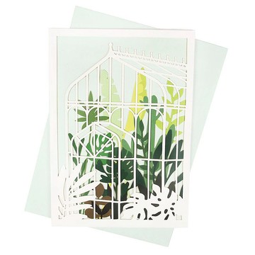 溫室植物【Up With Paper Luxe-立體切割卡片 多用途】