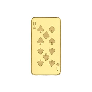 Jove gold 漾金飾 一手好牌黃金條塊_黑桃10 - 壹台錢