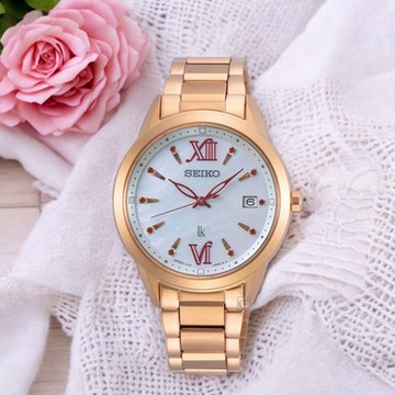 SEIKO 精工錶 LUKIA優雅自信 太陽能錶 女錶 藍寶石水晶鏡面-V147-0CL0K/SUT392J1_SK043