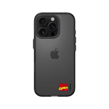 iPhone 16 Pro Clear (相機按鈕) 酷墨灰 - 迪士尼-漫威 Marvel - 漫威Logo-迷你漫畫標誌