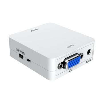 K-Line VGA to 4K高清數位Audio影音轉換器(白)
