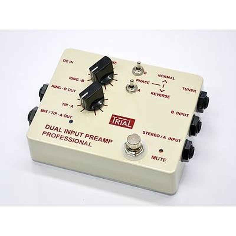 TRIAL DUAL INPUT PREAMP アコギ TRIAL(トライアル) DUAL INPUT PREAMP PROFFESIONAL