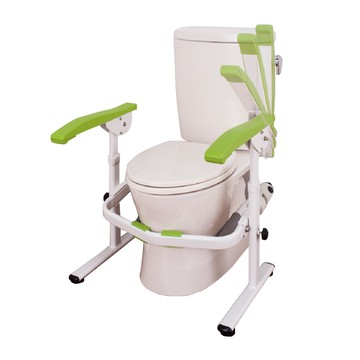 日本松六 MAZROC 馬桶扶手｜扶手可上掀 免施工安全穩定