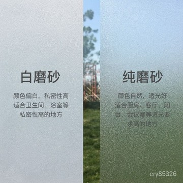 🔥免運🔥臺灣出貨📣自粘磨砂玻璃貼膜辦公室窗戶衛生間浴室磨砂貼紙玻璃貼透光不透明