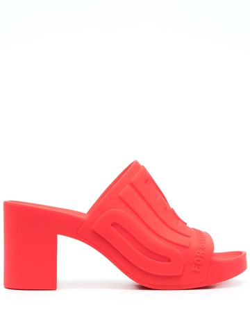 Diesel - Sa Pamela-H mules - women - Thermoplastic Polyurethane (TPU)/Thermoplastic Polyurethane (TPU)/Thermoplastic Polyurethane (TPU) - 40 - Red