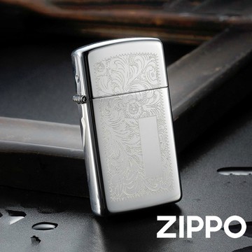 ZIPPO 威尼斯銀(窄版)防風打火機 美國設計 官方正版 現貨 禮物 送禮 刻字 客製化 終身保固 1652