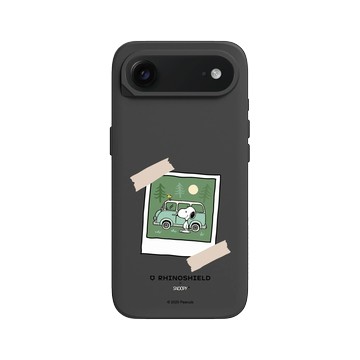 iPhone Air SolidX 黑 - 史努比 Snoopy - 拍立得-夏日野營趣