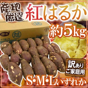 ”紅はるか” 訳あり S・M・Lサイズ 約5kg 産地厳選 さつまいも 送料無料