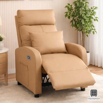【Hampton 漢汀堡】丹尼爾電動躺椅-多色可選(電動/單人椅/主人椅/休閒椅/沙發/躺椅)