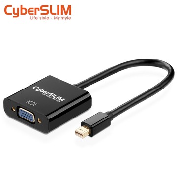 CyberSLIM MDP-V MINI DP轉VGA轉換器