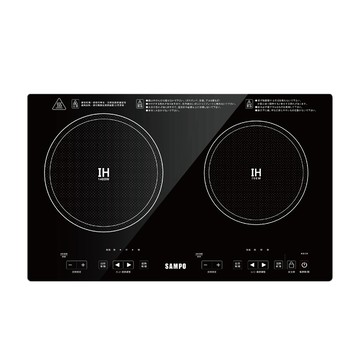 SAMPO 微電腦雙口IH變頻電磁爐 KM-VA14GM