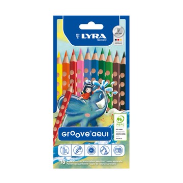 LYRA Groove 大號三角色鉛筆 10色 (LY150)