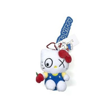 Hello Kitty X Andre Saraiva系列 坐姿 手繩扣 毛絨掛件 掛飾 吊飾 SN26004