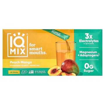 IQBAR, IQ Mix®，桃子芒果味，20 條，每條 0.28 盎司（8 克）