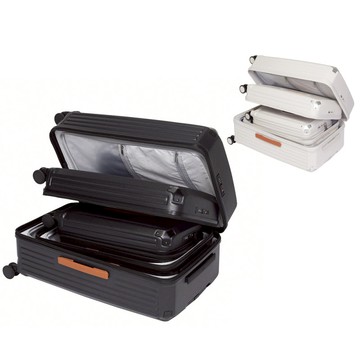 墨爾本拉鍊行李箱 三尺寸套裝19.5 + 24 + 28 吋 奶油白