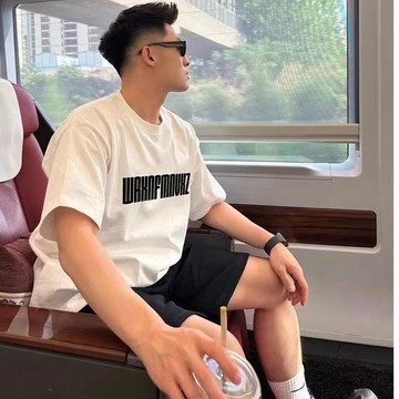 重磅純棉短袖 寬鬆運動T恤 夏季短袖 透氣舒適短袖 高彈戶外上衣 休閒短袖 戶外百搭短袖 潮流上衣男 短袖男