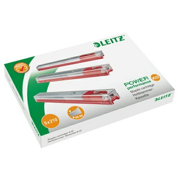 【史代新文具】LEITZ  5594 紅色 K12 80張 5551 重型四用多功能釘書機專用針(1盒5卡)