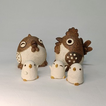 起家帶路雞(組)/陶藝品/原創