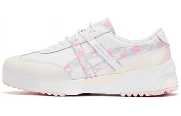 ONITSUKA TIGER DELEGATION EX SHOES WHITE CREAM PINK BLUE