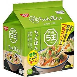 日清食品 日清ラ王 ちゃんぽん 5食パック (91G×5食)