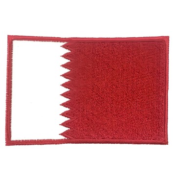 A-ONE 國旗刺繡布貼 DIY裝飾徽章 7.5 x 5 CM (3 x 2 英吋)  彩色  1組