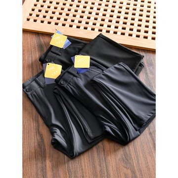 高端輕商務！絲滑垂墜抗皺！外貿尾貨男士秋季彈力直筒休閑長褲