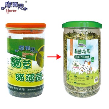 Mores 摩爾思 有機貓草/貓薄荷(粗葉) 70g X 2入 (去毛球/幫助消化)