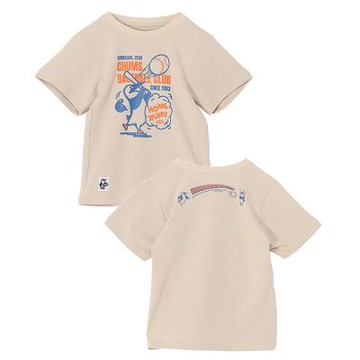 CHUMS Baseball Club T 童 短袖上衣 米灰色 CH211457G057