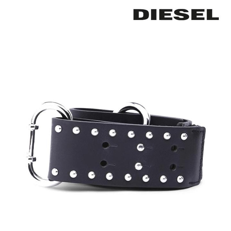 ディーゼル DIESEL フックジョイントベルト レディース 異素材コンビ