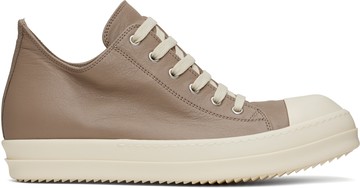 Rick Owens 灰褐色 Hollywood Low Sneaks 运动鞋