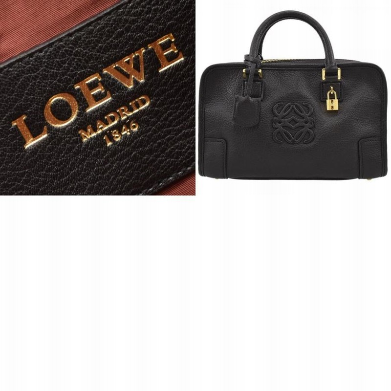 ロエベ LOEWE アマソナ23 旧型 ミニ ハンドバッグ レザー