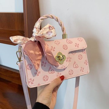 女士包包2025新款潮ins高級感輕奢小眾設計壓花手提小方包斜挎包