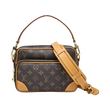 LOUIS VUITTON LV 路易威登 棕色 原花 帆布 Nil 兩用包 M14016 【二手名牌BRAND OFF】