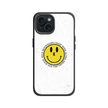 iPhone 15 SolidX 黑 - KID - 黃色笑臉