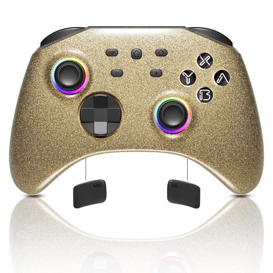 Mytrix Gold Wireless Switch Controller Compatible with Nintendo