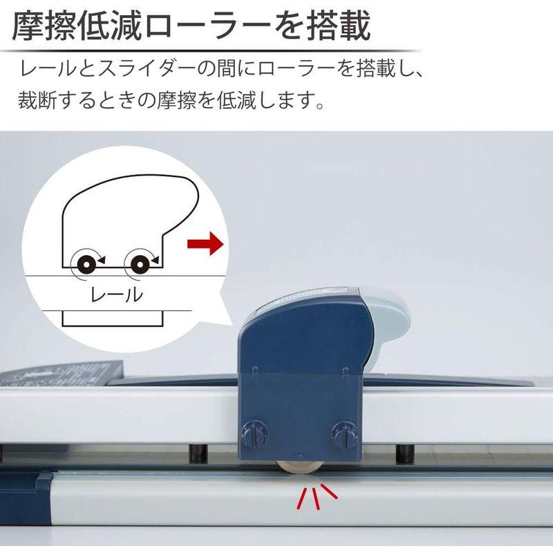 コクヨ 裁断機 ペーパーカッター ロータリー式 60枚切り チタン加工刃 A3 DN-TR601