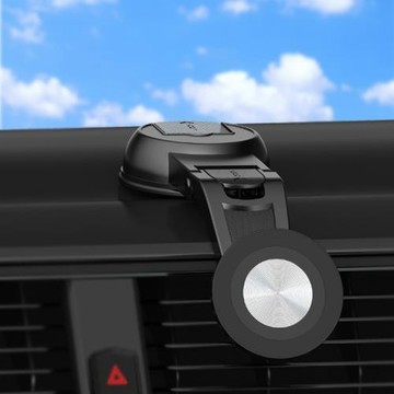 廠家直銷磁吸車載手機支架 儀表臺導航手機支架 吸盤可折疊式支架