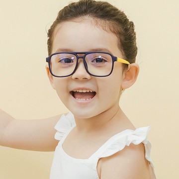 飛行樂園輕量矽膠彈性UV400兒童濾藍光眼鏡│抗藍光眼鏡-4色