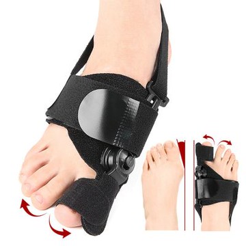 los2362大拇趾護腳套拇指外翻大腳骨矯形套可調節日夜用支撐拉直分趾器