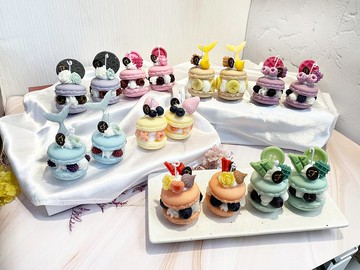 【度身訂製】馬卡龍蠟燭三件