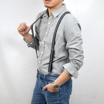 吊帶 文藝韓風窄版線條 NKD36