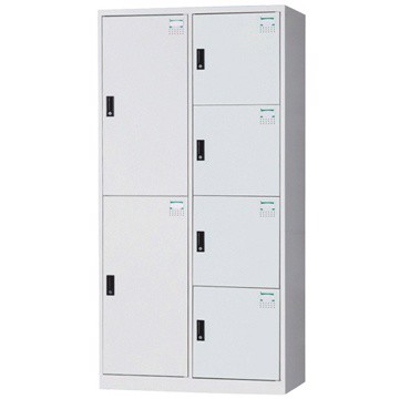 【時尚屋】HDF多用途3x6尺鋼製6格置物櫃HDF-2524