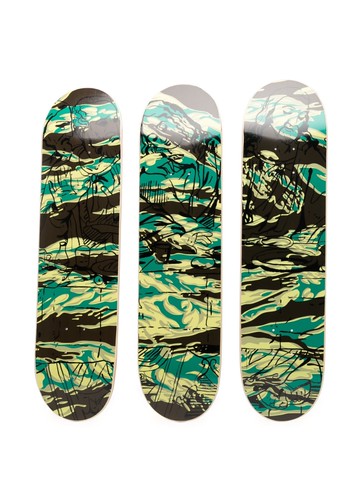 Maharishi - The Last Supper skateboard set (set of six) - unisex - Wood - One Size - Brown