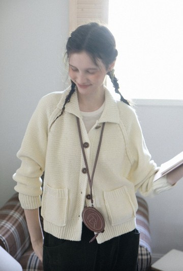 復古手作感 / 粗棒針棉紗織毛衣