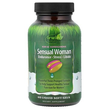 Irwin Naturals, Sensual Women™，耐力、壓力、力比多，60 粒液體軟膠囊