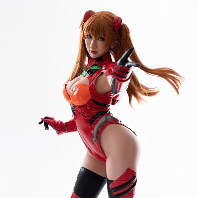 EVA エヴァンゲリオン アスカ・ラングレー 戦闘服 コスプレ r400