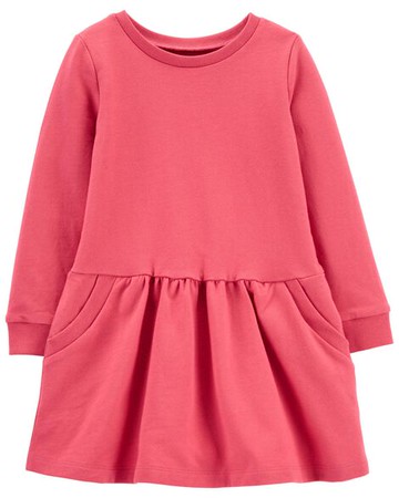 Toddler Long-Sleeve Cotton Dress