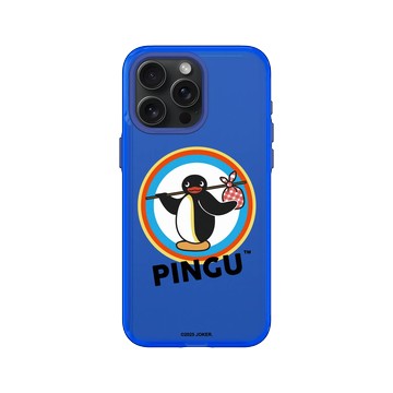 iPhone 15 Pro Max Clear 激光藍 - Pingu 企鵝家族 - 要跟我一起走嗎？