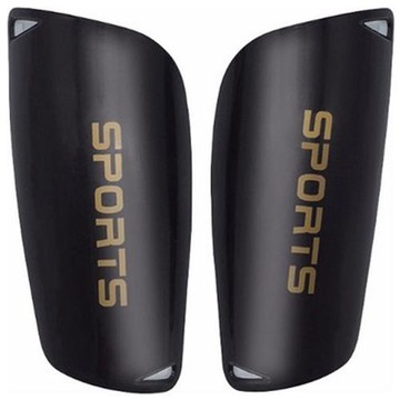 CS Soul 足球五人制足球運動護腿板  M  黑色  1組